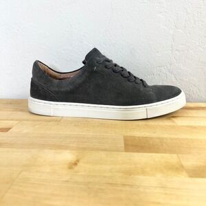 Frye Sneakers Gio Low Lace Womens Size 7 Grey Suede Leather Casual Shoes